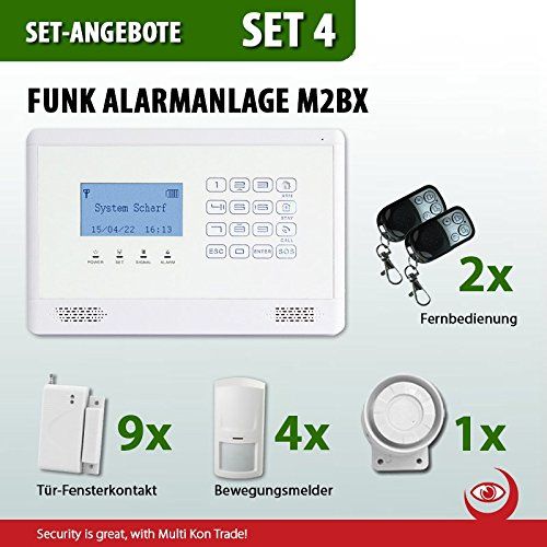 Multi Kon Trade M2BX GSM Funk-Alarmanlage